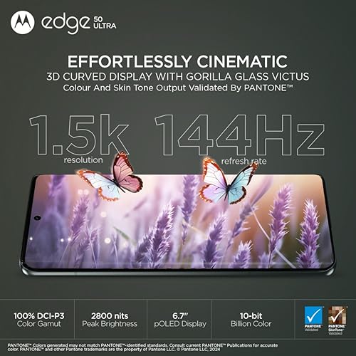 Image of Motorola Edge 50 Ultra 5G ( 12GB RAM , 512GB ROM ) (Forest Grey)