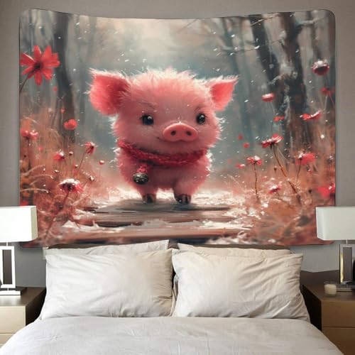 Tapisserie murale salon effet 3D grand tissu décoration chambre 180x230 - 4