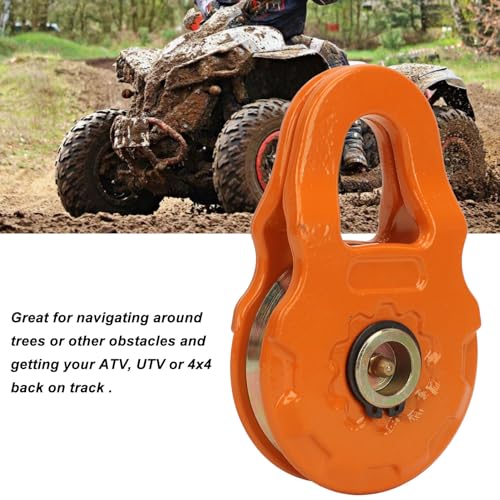 Heavy Duty Snatch Block Pulley for Tractor Truck ATV UTV Recovery Operations