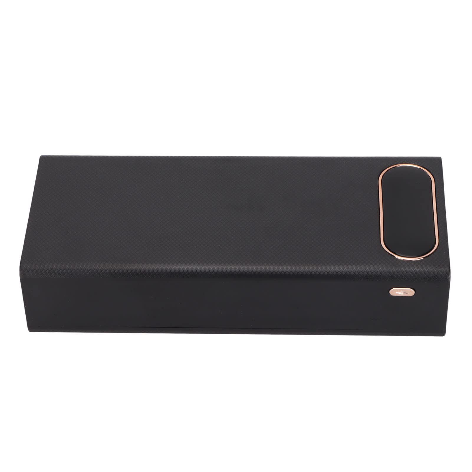 – Cryfokt Smart Battery Charger, DIY Power Bank Case with Dual USB Output for Charging Batteries, LCD Display, Easy to Install, Suitable for All Mobile Phones (Black)