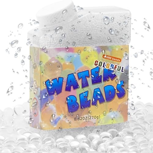 Wasserperlen Durchsichtig 50.000 Stück Deko Wasserperlen für Pflanzen in Vase Gelkugeln Transparent Vasenfüller für schwimmende Perlen schwimmende Kerze Machen Floating Christmas Trend