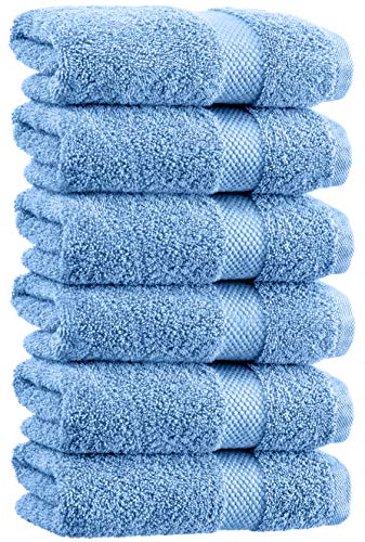 White Classic Luxury Hand Towels | Cotton Hotel spa Bathroom Towel | 16x30