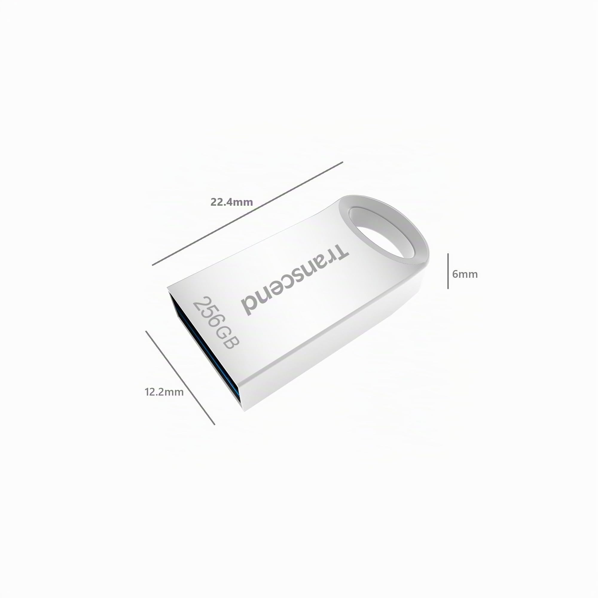 Transcend USB JetFlash 710, 256GB, Memoria Flash USB 3.1, Diseno de Metal - TS256GJF710S