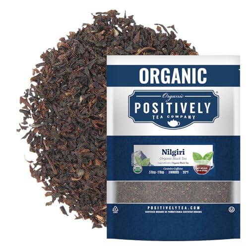 Image of Organic Positively Tea Company, Nilgiri FBOP Black Tea, Loose Leaf, 16 Ounce