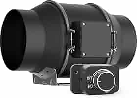 Amazon | ダクトファン 静かな EC モーター 4 インチインラインダクト