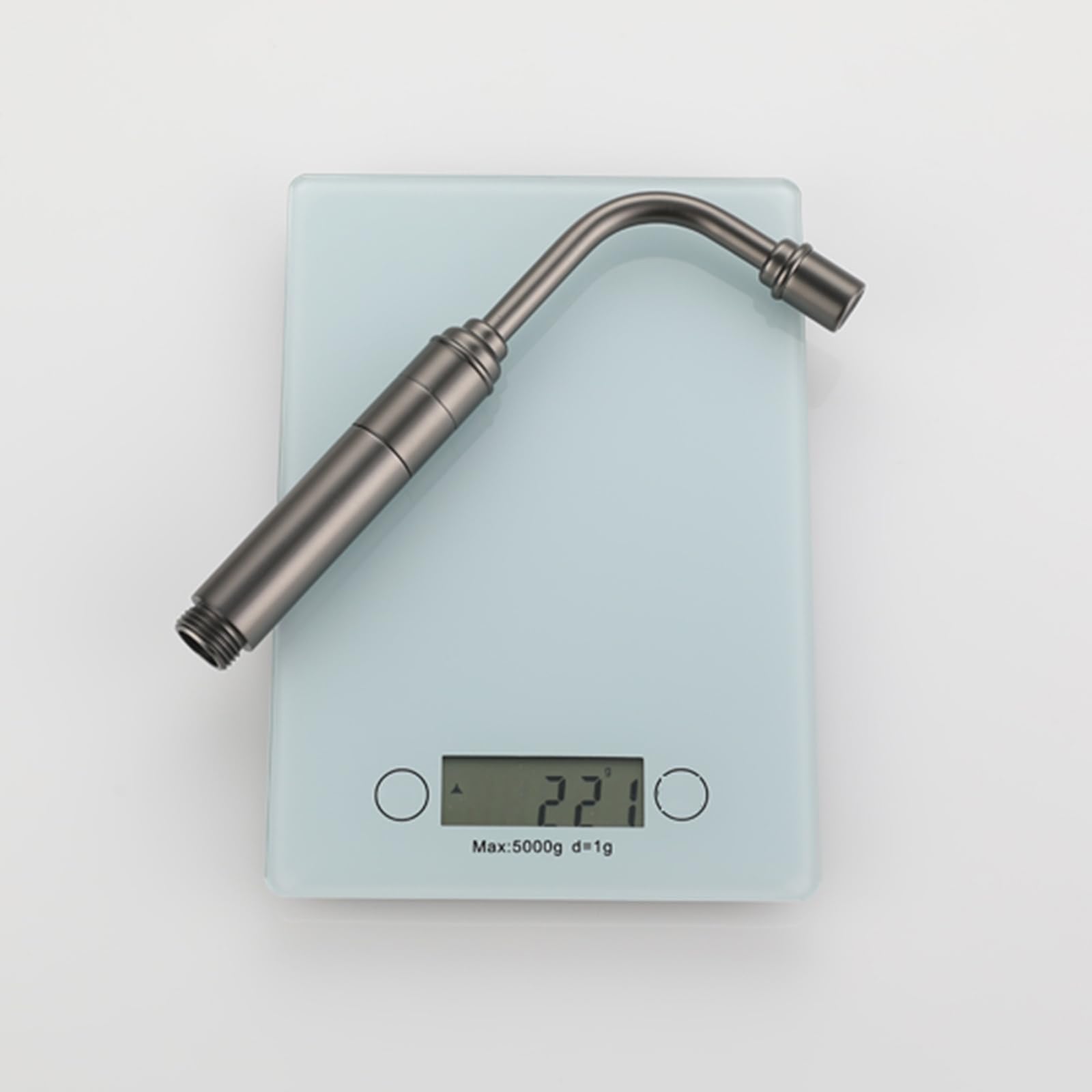 Pulverizador de Bidé de Mano Ajustable Cabezal Ducha de Bidet para Wc Latón para La Higiene Personal,Gris Cepillado