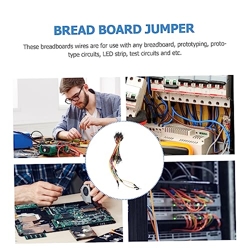 OSALADI 360 Peças De Linha De Pão Sem Solda Circuitos De Prototipagem De Placa De Ensaio Fios De Con