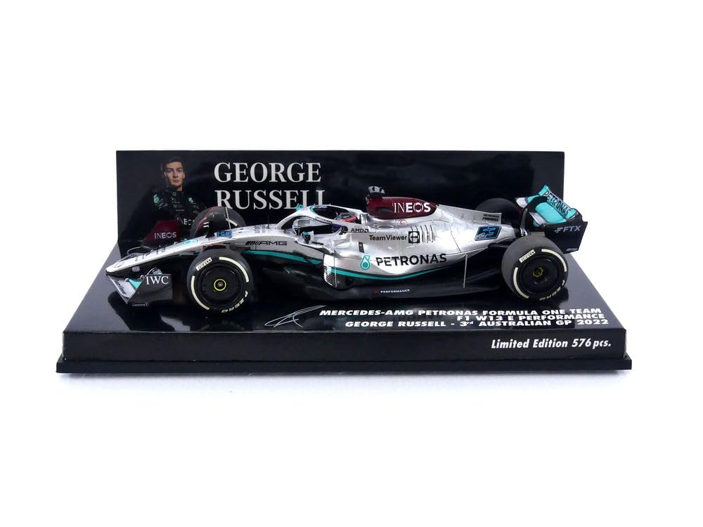 Minichamps 1:43rd Mercedes AMG Petronas F1 George Russell 3rd Australian GP 2022