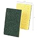 Global Industrial Resort Cut Scrub Sponge, Yellow/Green, 2.75