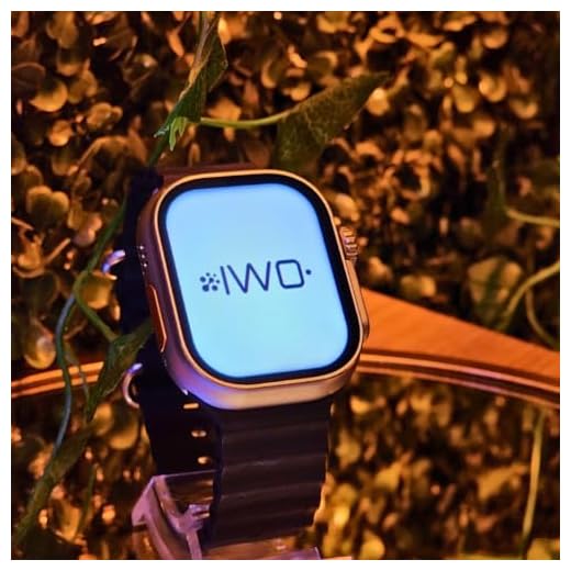 Relógio SmartWatch IWO16 Com tela de 2.10 Polegadas 49mm Modelo 2025 na Cor (PRETO)