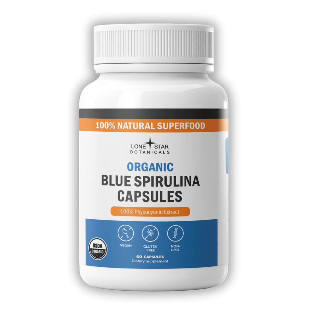 Amazon.com: Lone Star Botanicals Organic Spirulina Capsules – 100