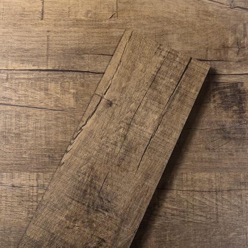 SULSUMIC Peel and Stick Vinyl Flooring 36 Pack 54 Sq.Ft, Wood-Look Luxury Vinyl Plank Flooring, Waterproof Self-Adhesive DIY for Bedroom, Kitchen and Bathroom