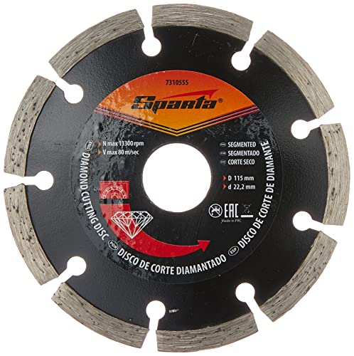 Sparta Disco De Corte Diamantado Segmentado 115 X 22 2 Mm