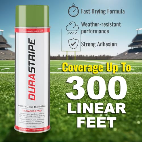 Image of Athletic Field Marking Paint (Green) 12-18oz Cans Per Case