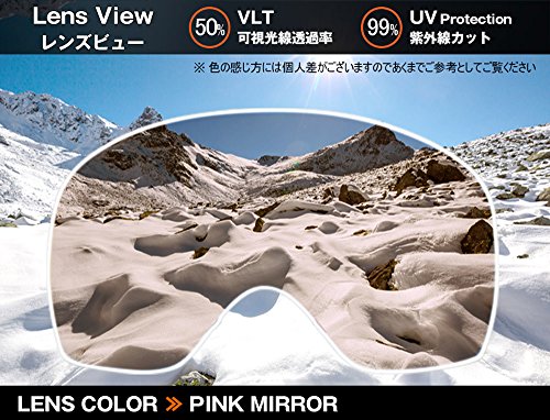 Zero Replacement Lenses for Oakley Crowbar Snow Goggle Pink Mirror
