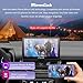 Carpuride W701 Pro with Wireless Bluetooth Transmission Portable Carplay & Android Auto Car Stereo, 7 inch 1080P Touch Screen, Mirror Link/GPS/Siri/FM, with 3 Bracket