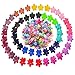 Produktbild Comius Sharp 100 PCS/Set Mischfarben Mode Haarschleife Mini Klaue Blume Solid Candy Clip BB Haarnadel Niedliches Harz Haarspange Pflaumenklauen Haarschmuck