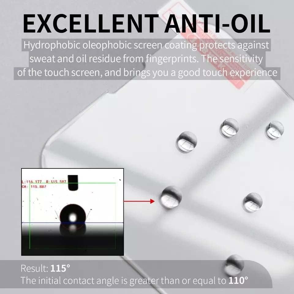 Miniatura 2 de Paquete de 4 para iPhone 14 Pro Max 6.7 pulgadas 1 protector de pantalla de vidrio templado, transparente HD, antihuellas, antiarañazos 1 funda