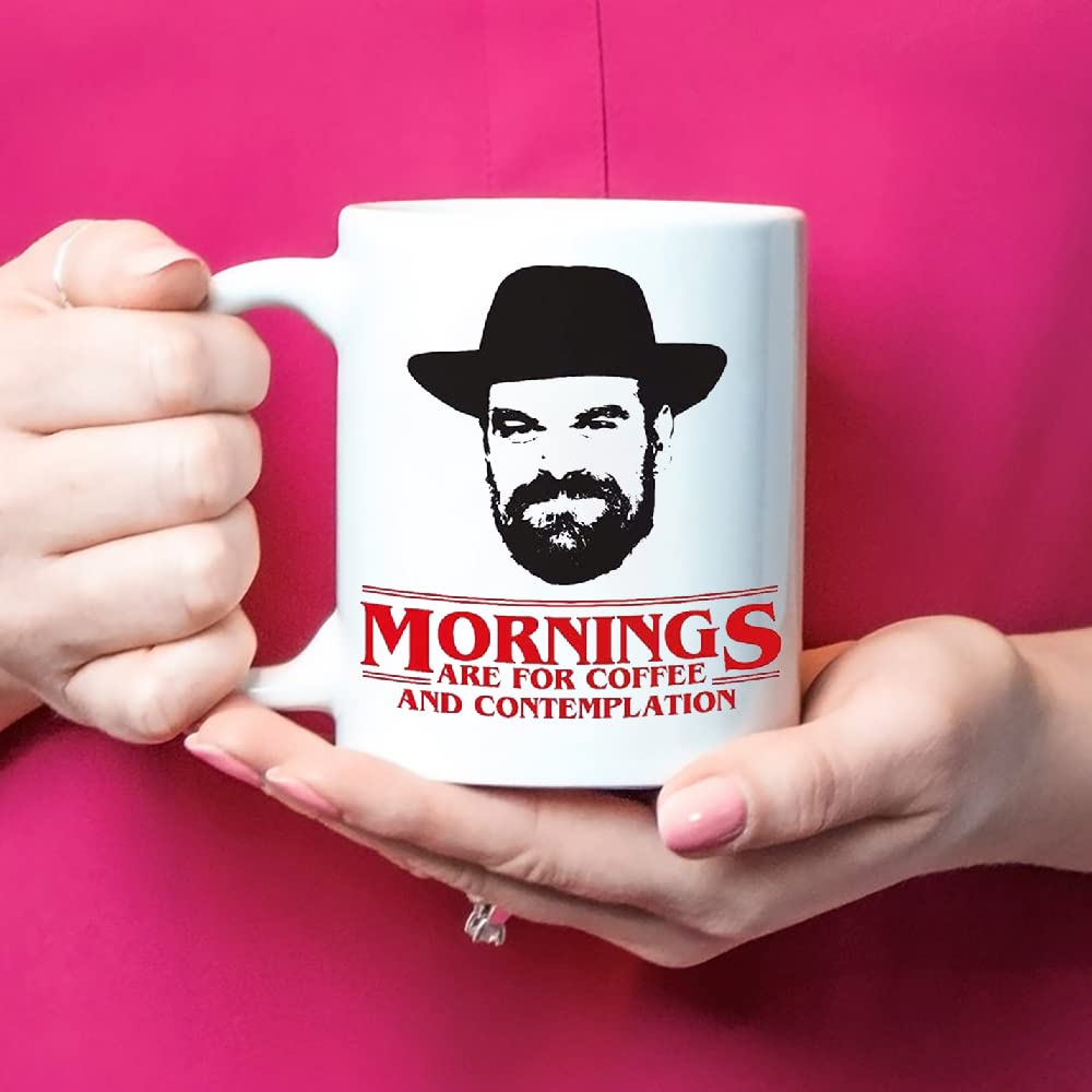 Fonhark Tazza Mornings Are For Coffee Contemplation 325 Ml - Ceramica Bone China Bianca - 2