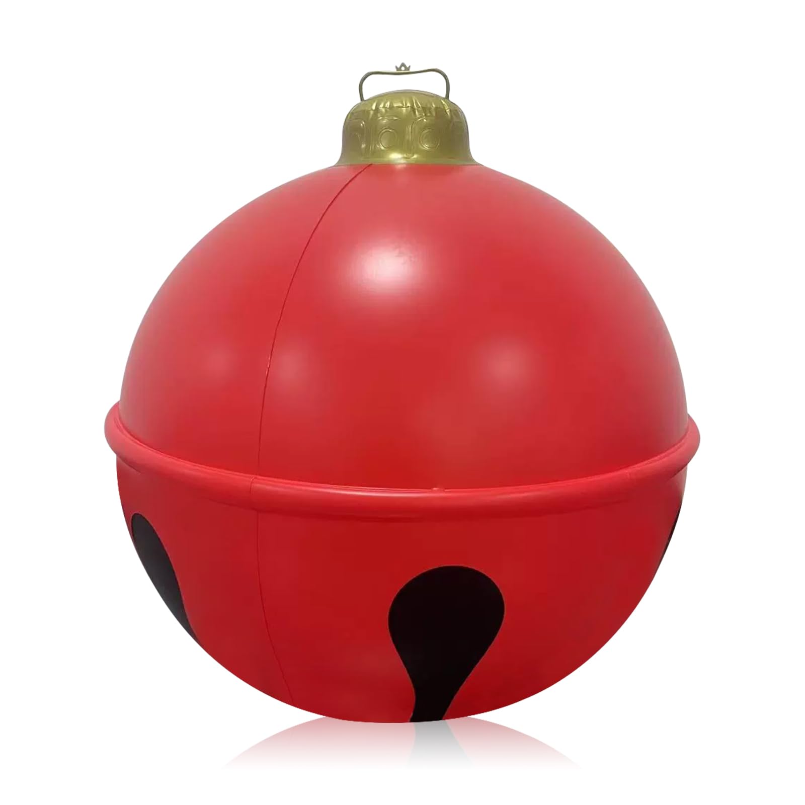 Nadmuchiwana bombka bożonarodzeniowa, 58 cm, duża, na zewnątrz, Boże Narodzenie, PVC, ogromna, nadmuchiwana piłka, dekoracje, wielokrotnego użytku, nadmuchiwane piłki, dekoracje na Boże Narodzenie