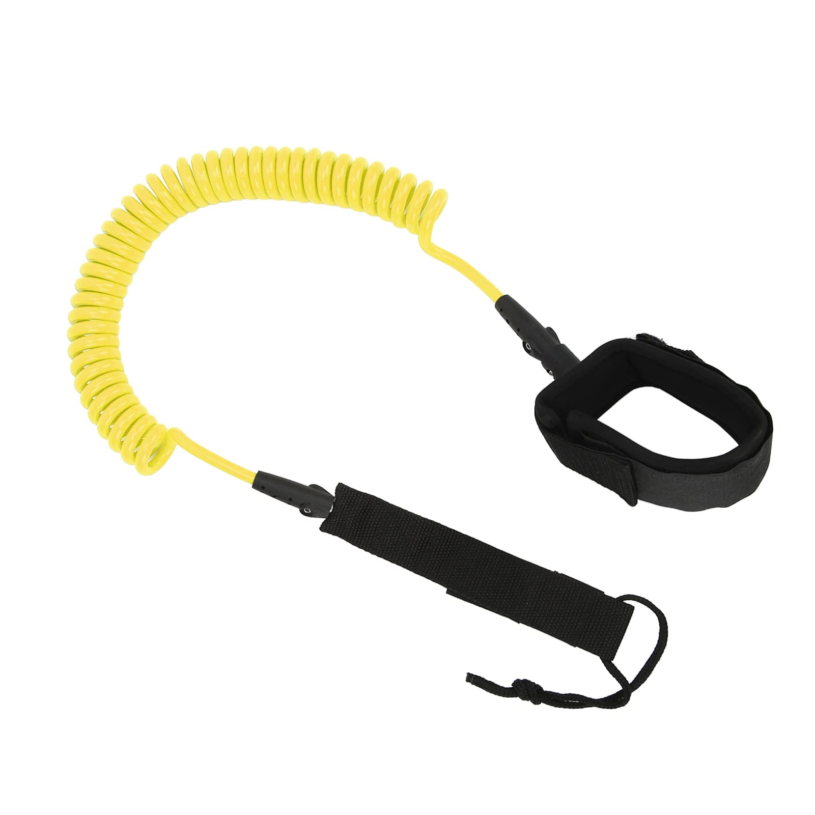 Paddle Board Leash Adjustable Lightweight for Surfboards, Surfing Accessory for Men and Women (Yellow)