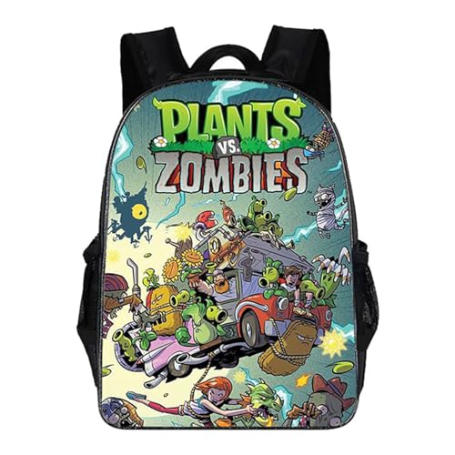 ISaikoy Game Plants vs. Zombies Backpack School Bag Student Bag Handbag Satchel Daypack 6