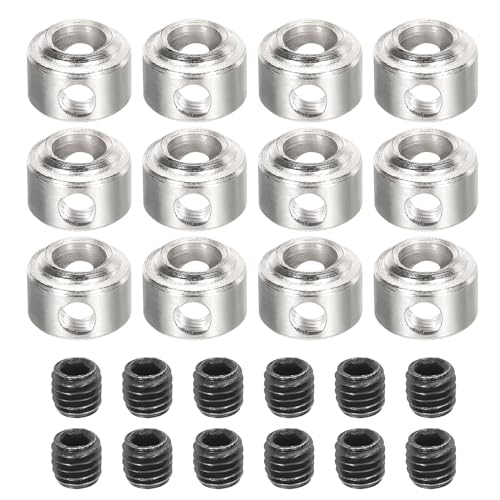 MECCANIXITY 12Pcs RC Airplane Landing Gear Stopper 304 Stainless Steel 4.1mm(0.16