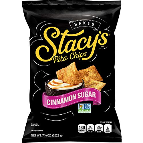 Stacy's Cinnamon Sugar Flavored Pita Chips, 7.33 Ounce (Pack of 12) - image 1