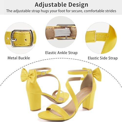 Image of Reimferce Womens Comfortable Heels for Wedding: No Blisters & Sore Feet by 40% Better Shock Absorption During Wedding - 8-Hour Keeping Pain-Free for Brides & Bridesmaids