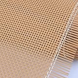 MZECH Natürliche Rattan Geflecht, Wiener Geflecht Meterware 35 x 100 cm, Rattan Meterware Gewebtes Rattan, Rattan Rolle für Caning-Projekte Heimwerker Schrank Stuhl Möbel(35x250cm)