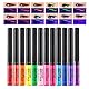 12 PCS Eyeliner Wasserfest UV Glow Neon,Matte Liquid Eyeliner Set,Glühender Eyeliner Wischfest, Langanhaltend, Hohe Farbwiedergabe,Halloween Makeup Set Gift For Women