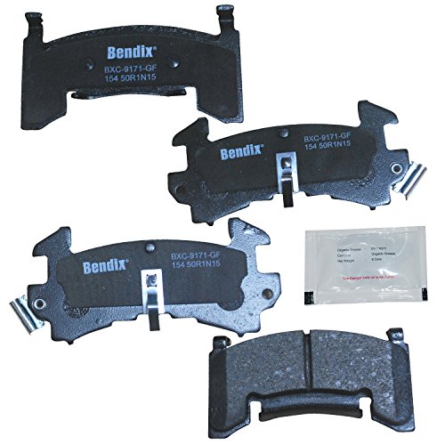 Image of Bendix Priority1 CFC154 Disc Brake Pad Set for Avanti II,Century,LeSabre,Regal,Riviera,Commercial Chassis,DeVille,Eldorado,Fleetwood,Seville,Blazer,Camaro,El Camino,LLV,Malibu,Monte Carlo,S10,Blazer