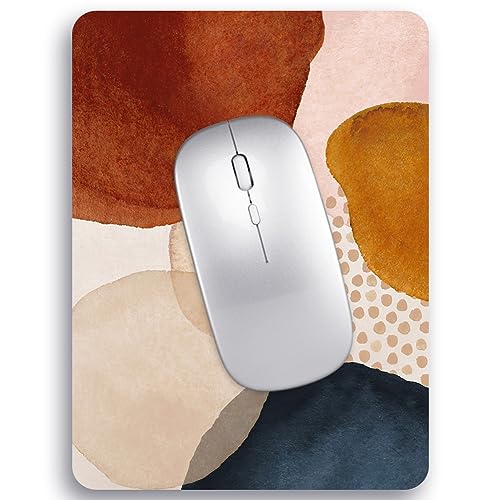 Image of Audimi Small Mouse Pad 6 x 8 Inch, Mini Mouse Pad Thick for Laptop Wireless Mouse Home Office Travel, Portable & Washable (Abstract Stone)