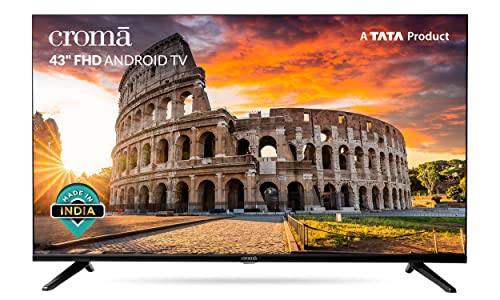 Image of Croma 109 cm (43 Inches) Full HD Certified Android Smart LED TV CREL043FOE024601 (Black) (2022 Model)