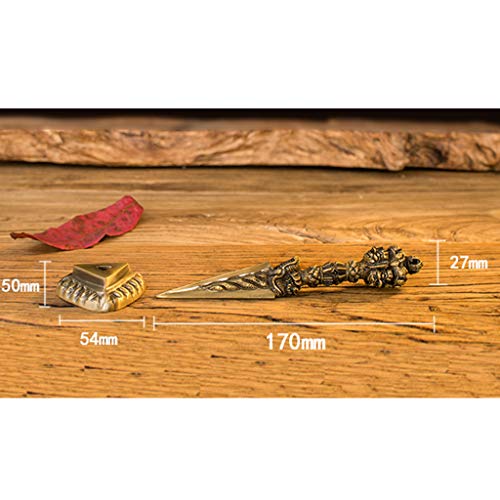 jfzlkbq 1 peça Dorje Phurba com base Buda tibetano Dorje Phurba Nepal Crafts, yangweimei002