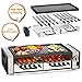 Produktbild XL-Tischgrill, Kombigerät mit Bratplatte + Routiersystem für Würstchen, für bis zu 10Personen geeignet