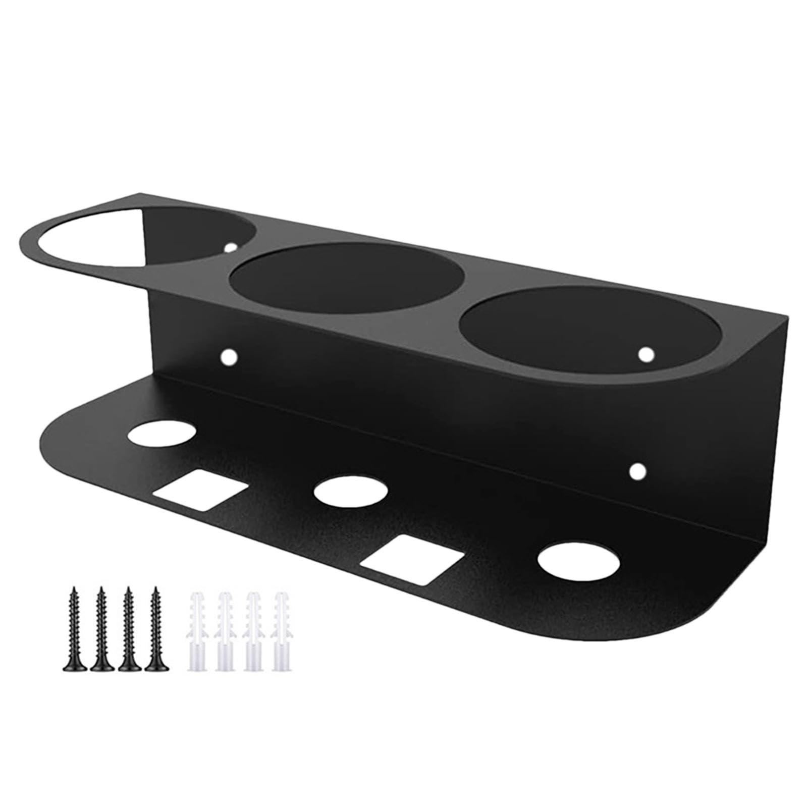 Porte-bouteilles pulvérisateur en métal | Support de rangement mural en acier robuste pour tout usage dans le garage et la maison