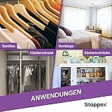 Stoppex® Parasit Mottenstopp- Spray gegen Motten, Lebensmittelmotten und Kleidermotten. Motten bekämpfen mit Sofortwirkung