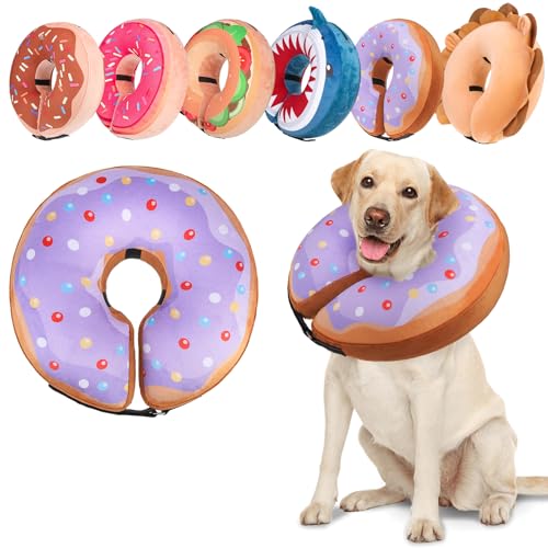 BEAUTYZOO Dog Cone Alternative After Surgery for Large Medium Small Dogs, Soft Inflatable Cone...