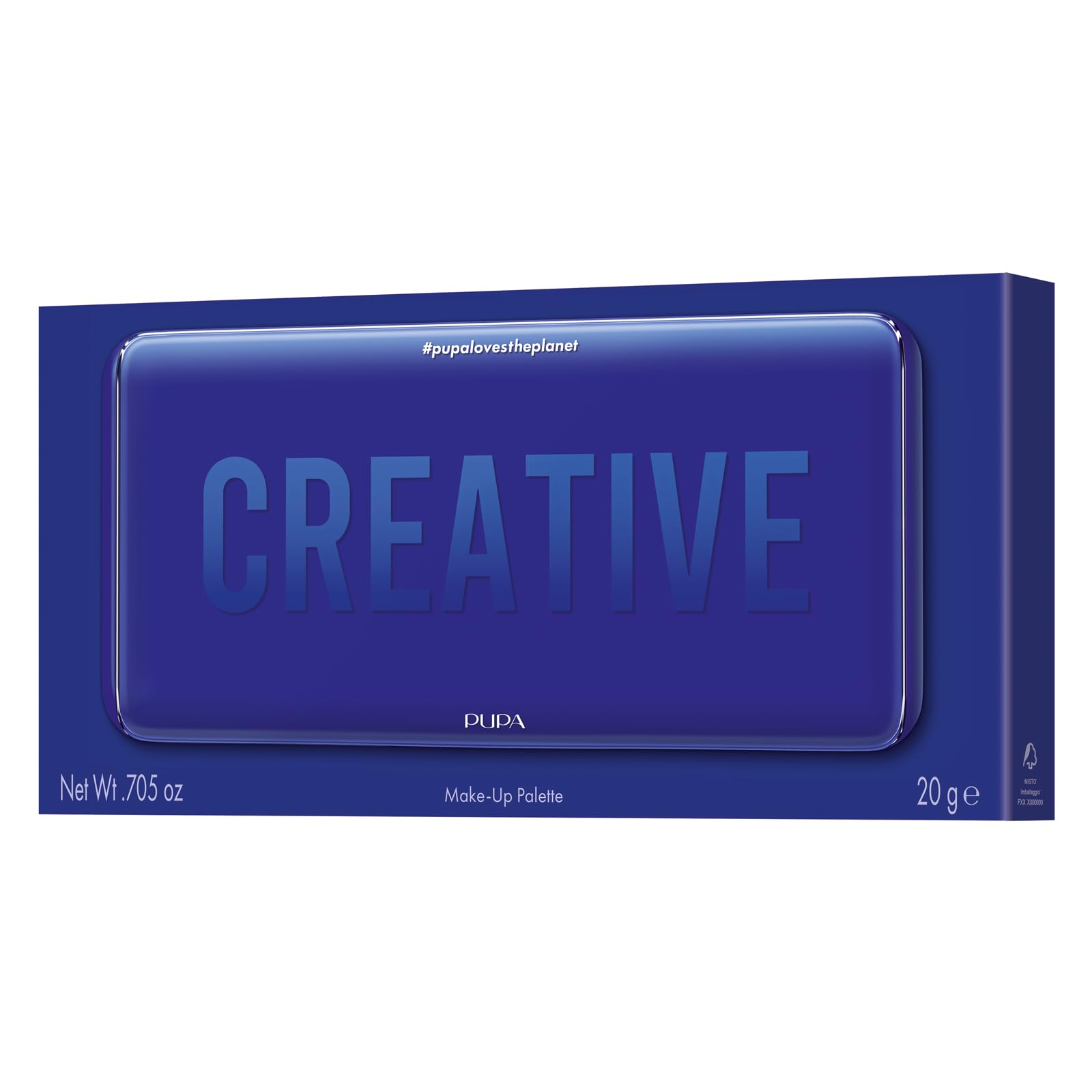 Pupa Creative Trousse 005 Blu Palette Viso e Occhi Con Specchio 20gr