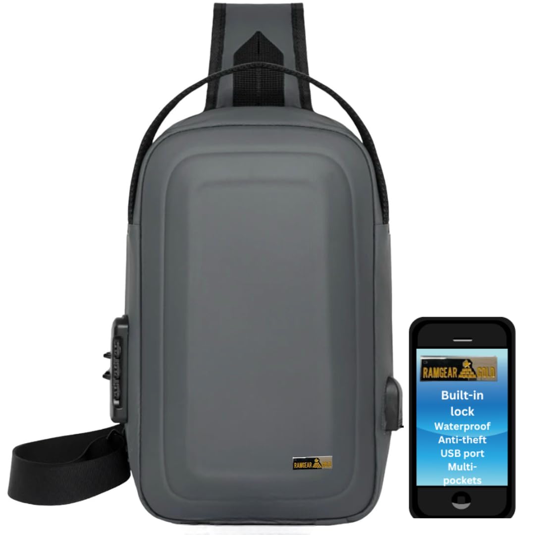 RAMGEAR GOLD Modern Sling bag, Waterproof Crossbody bag