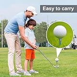 POXIAOER Golf Tees, 60 Pack Bamboo Golf Tees 70mm, 7cm, 2-3/4 inch Golf Tee Biodegradable Sustainable Golf Accessories, Curved Top Low Friction Resistance (Style A) - Image 6