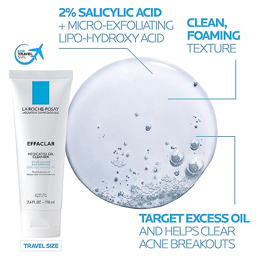 image for La Roche-Posay Acne Skin Care Set, Toleriane Double Repair Matte Moist