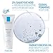La Roche-Posay Acne Skin Care Set, Toleriane Double Repair Matte Moisturizer 75ml & Effaclar Medicated Gel Cleasner 100ml, Gel Moisturizer with Niacinamide & Acne Cleasner with Salicylic Acid