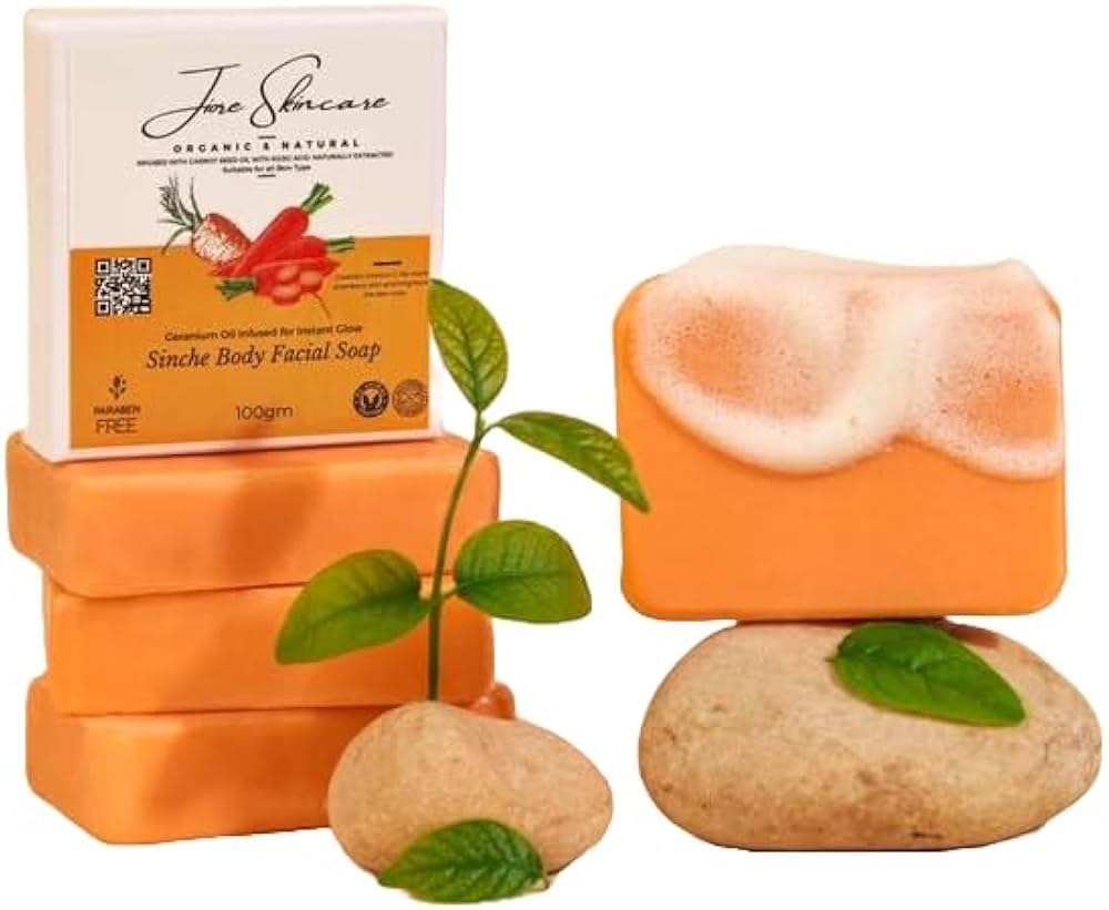 5 PACK Sinche Body Facial Soap, Skincare sinche body Brightning soap, Natural & Nourishing 100 Grams Gentle Cleanse & Moisturize with Herbal Extracts Suitable for All Skin Types Each (PACK 5)