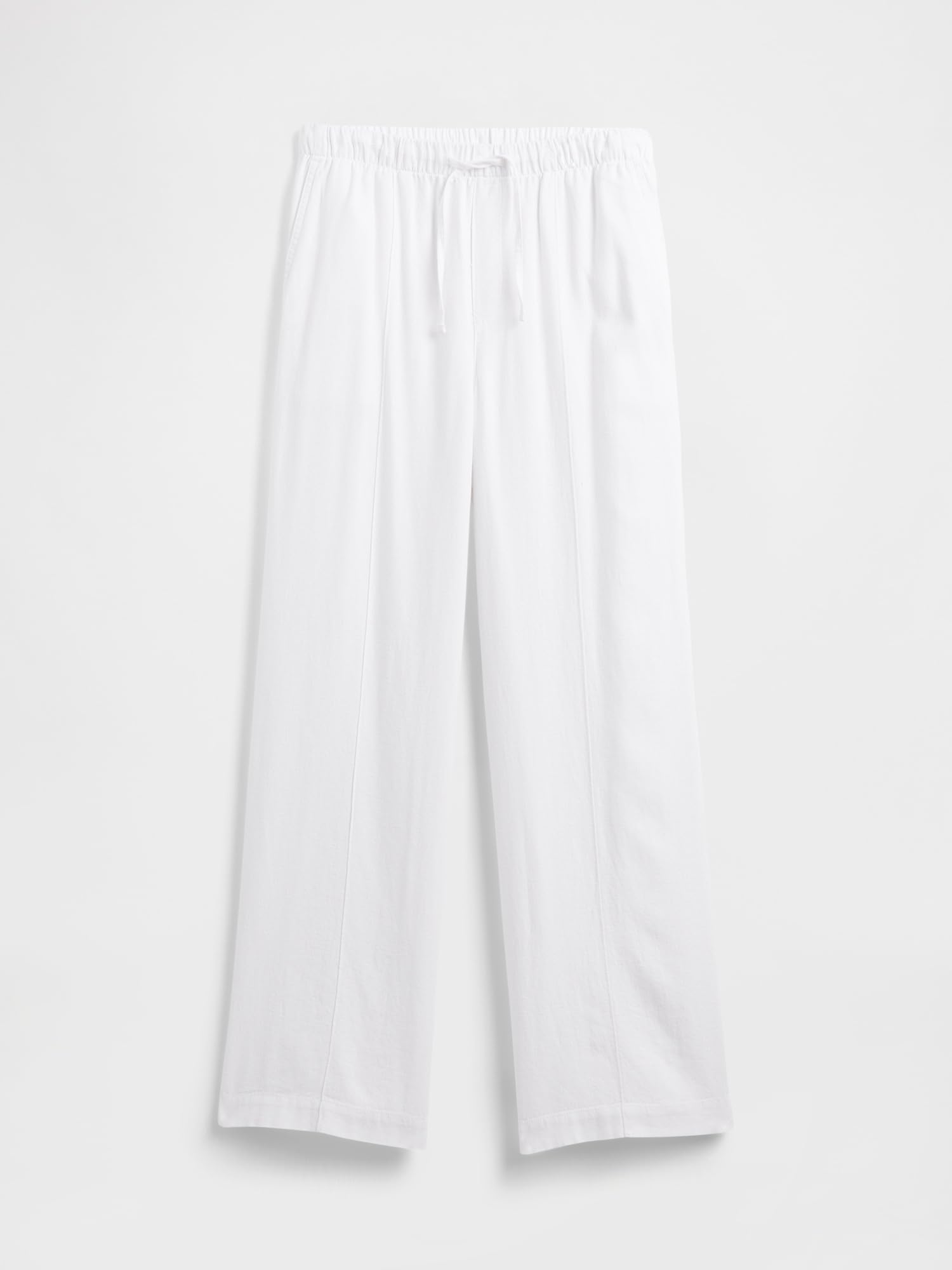 Gap Wide Leg Linen Pull On Pant Pantalones para Mujer