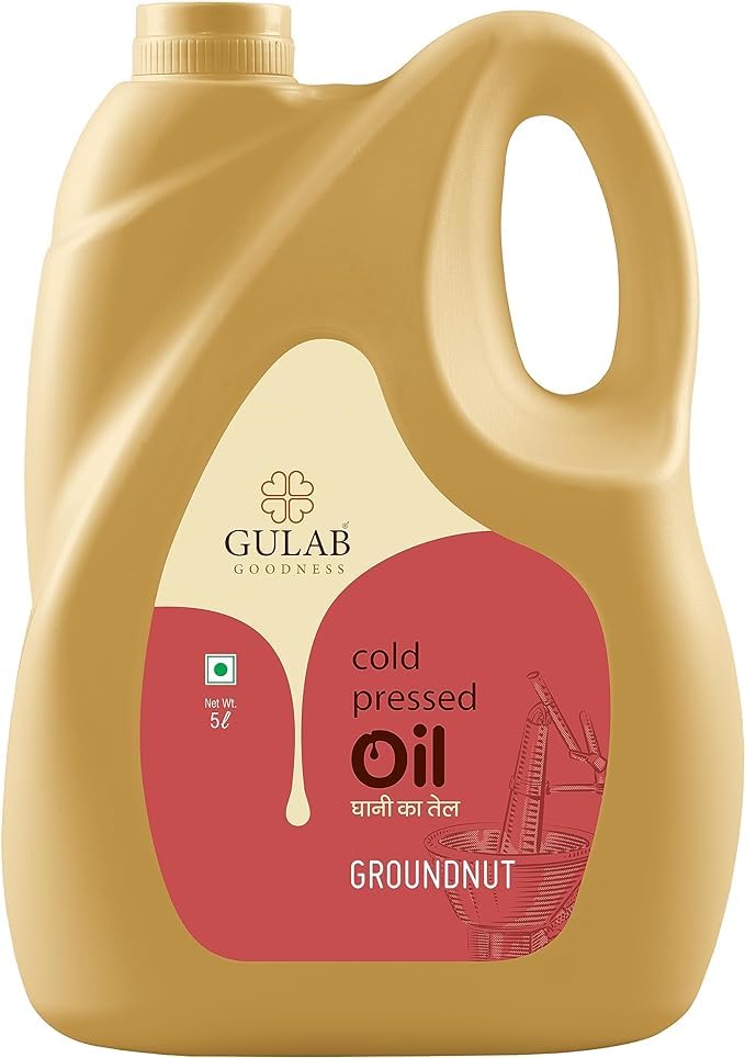 Gulab Cold Pressed Groundnut Oil (5 Lit)
