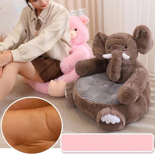 Image of CALANDIS Children Sofa Seat Cartoon Cute Comfortable Small Sofa Chair for Living Room Elephant | Sofas & Armchairs | Furniture | Kids & Teens at Home