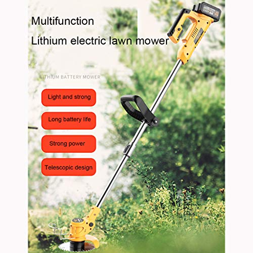 Accu-grasmaaier met gereedschap, intrekbare lichtgewicht en krachtige grasmaaier, lichtgewicht en handig, maaidiameter van 15 cm grasmaaier - Afbeelding 3