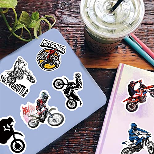 Tncdjkpa 50Pcs Motocross Stickers For Water Bottles Vinyl Dirt Motobike Stickers For Kids Teens Waterproof Motorcycle Stickers Decals For Laptop Scrapbooking Journaling Dirt Bike Stickers thumb #5